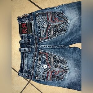 Men's Rock Revival Embellished Jeans